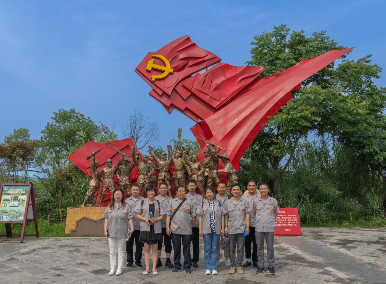 江蘇超力黨支部 赴泗洪縣大王莊黨性教育基地開展黨日活動(dòng)